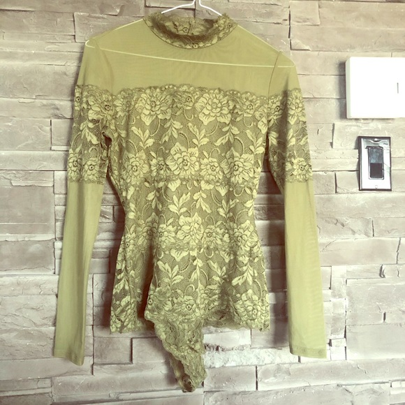 Guess Other - Guess green lace see through bodysuit Guess Other - Guess green lace see through bodysuit